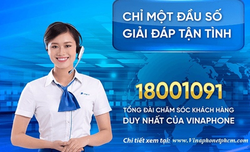 Nhân viên chăm sóc khách hàng của VinaPhone sẽ hỗ trợ và cung cấp những thông tin cần thiết