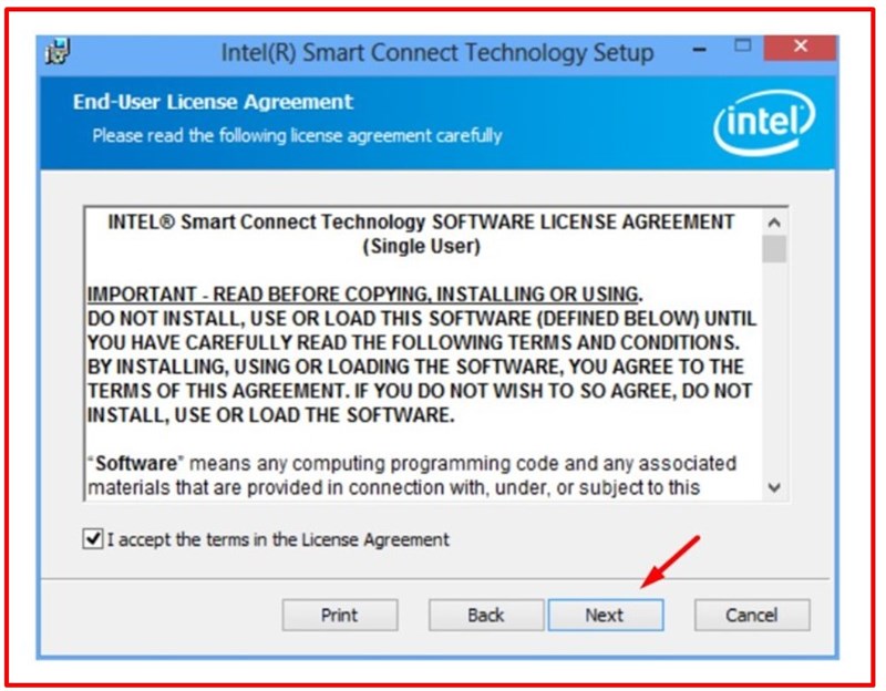 Tiếp tục nhấn Next