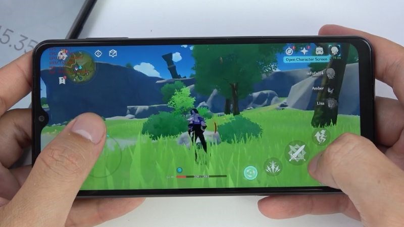 H&igrave;nh ảnh khi di chuyển ở mức thiết lập Lowest