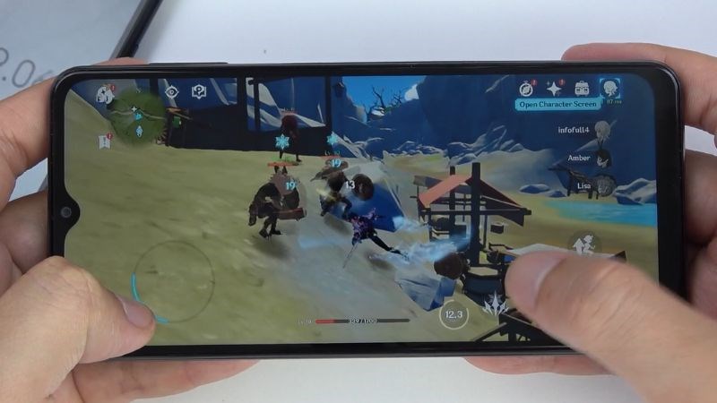 H&igrave;nh ảnh khi giao tranh ở mức thiết lập Lowest