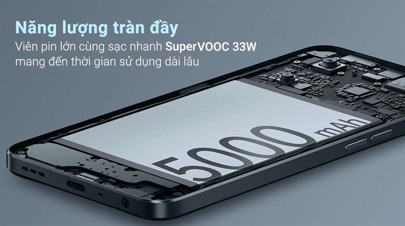 Dung lượng pin 5000 mAh siêu khủng Dung lượng pin 5000 mAh siêu khủng
