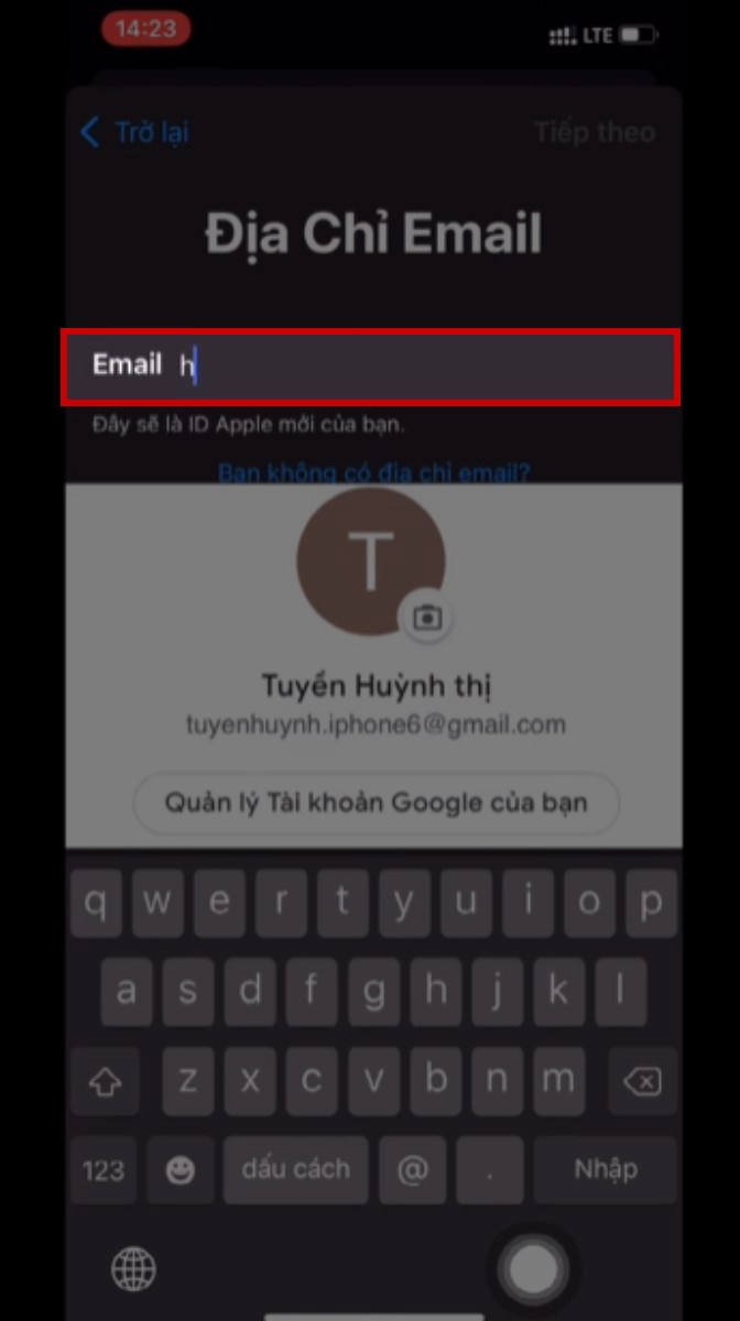 cách ĐK iCloud vì thế Gmail bên trên điện thoại thông minh, máy tính