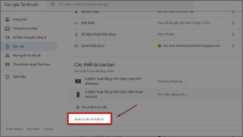 C&aacute;ch giải quyết khi t&agrave;i khoản Gmail bị người kh&aacute;c đăng nhập
