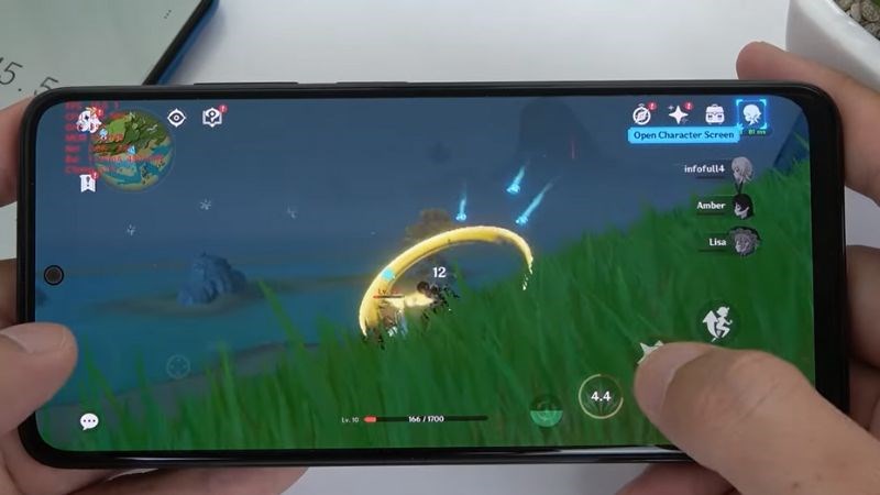 H&igrave;nh ảnh khi chiến đấu ở mức thiết lập High 