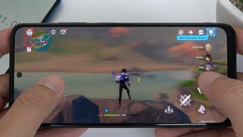 H&igrave;nh ảnh khi di chuyển ở mức thiết lập High 