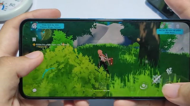 H&igrave;nh ảnh khi di chuyển ở mức thiết lập Low 