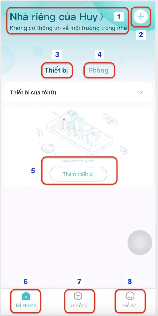 Giao diện ứng dụng