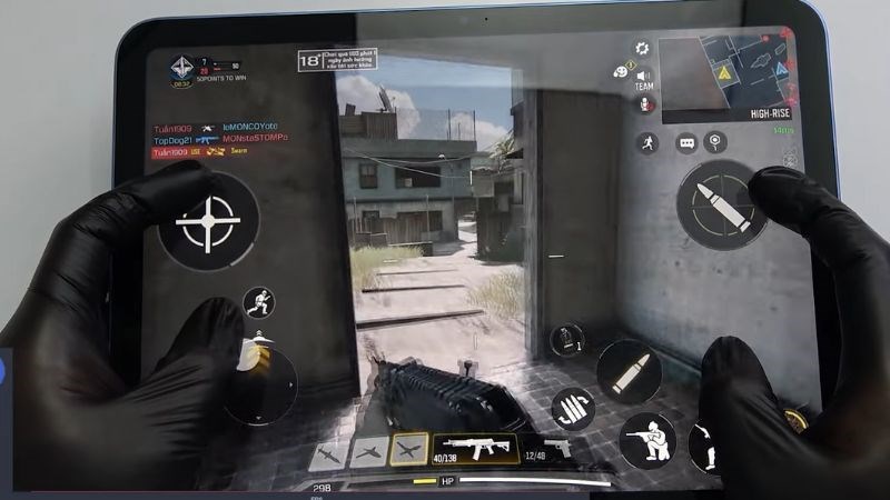 Test game tr&ecirc;n iPad 10