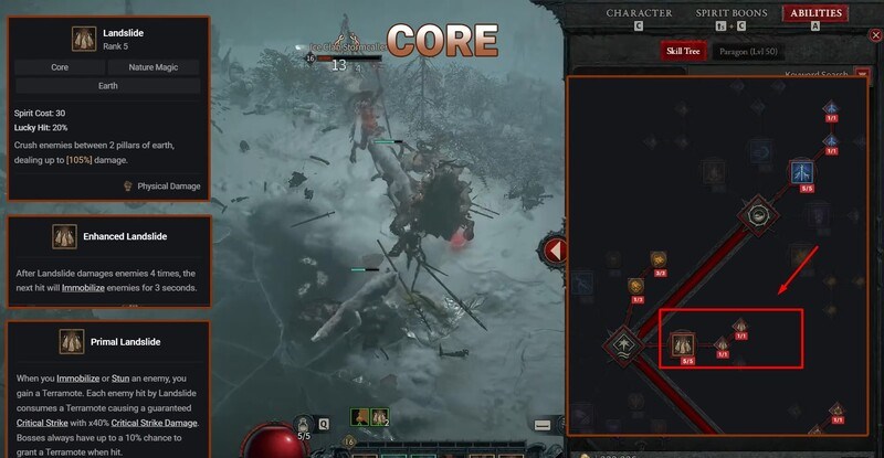 N&acirc;ng tối đa chi&ecirc;u Landslide