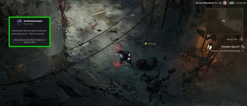 C&aacute;c Aspect n&ecirc;n chọn