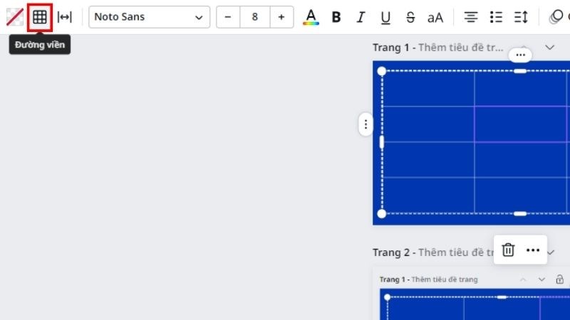 Chọn icon đường viền như ảnh