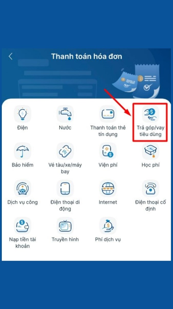 Thanh to&aacute;n qua ứng dụng Payoo (bước 2.1)
