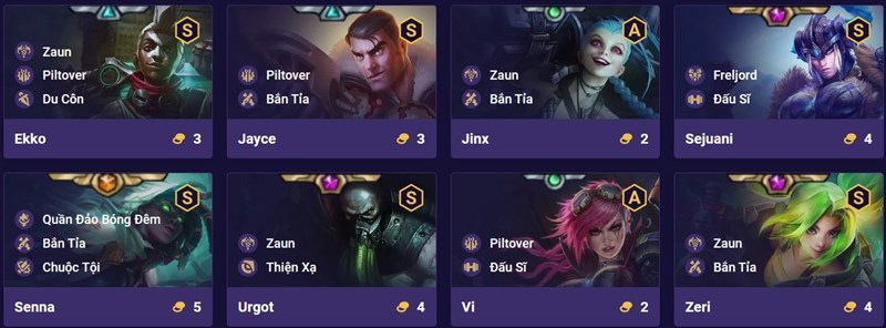 Đội h&igrave;nh Jinx carry