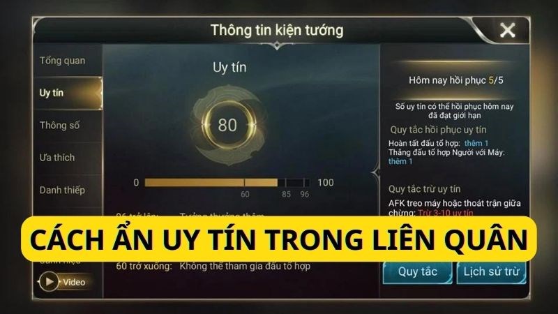 Cách ẩn đáng tin tưởng nhập Liên Quân giản dị và đơn giản nhất