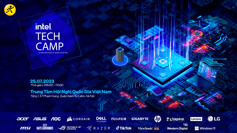 THAM GIA NGAY Intel Tech Camp H&agrave; Nội - 25/07/2023