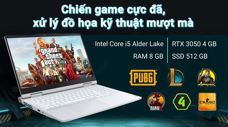  Laptop Lenovo Ideapad Gaming 3 15IAH7