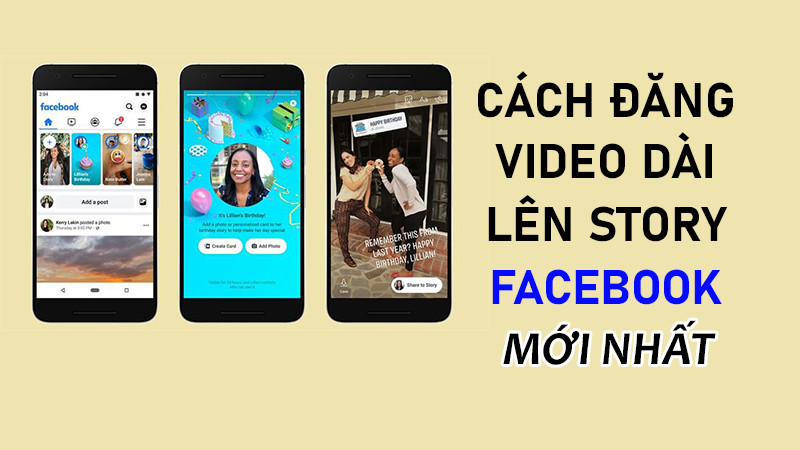 Cách đăng story dài lên Facebook 