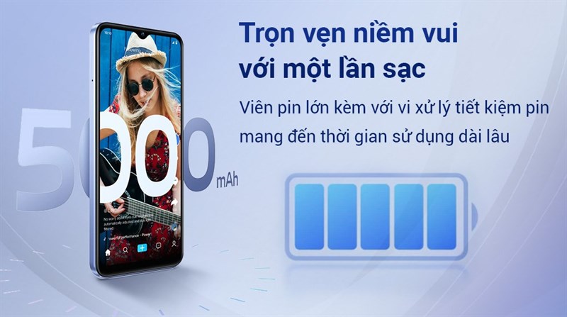 Viên pin dung lượng 5000 mAh Viên pin dung lượng 5000 mAh