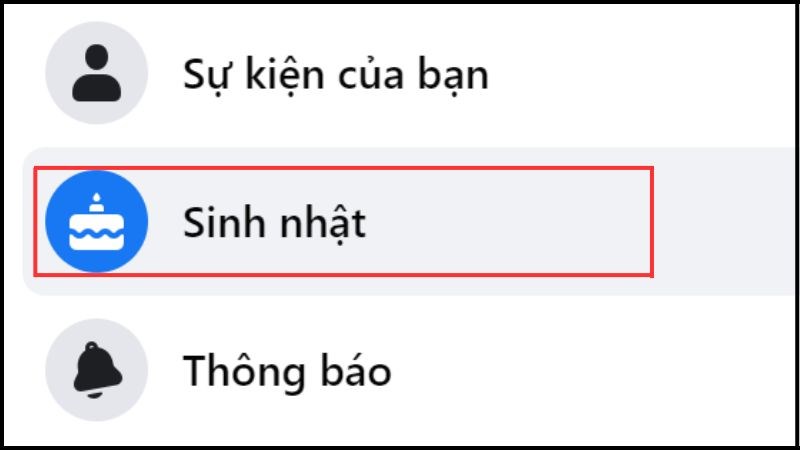 Nhấn vào mục 