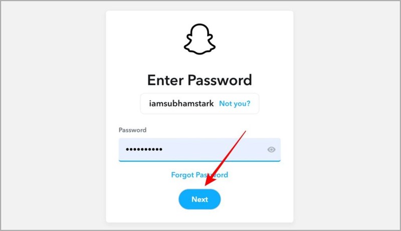Đăng nhập t&agrave;i khoản, mật khẩu Snapchat tr&ecirc;n Web