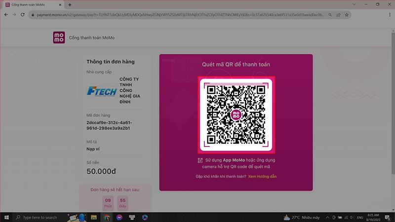 Quét mã QR thanh toán Quét mã QR thanh toán