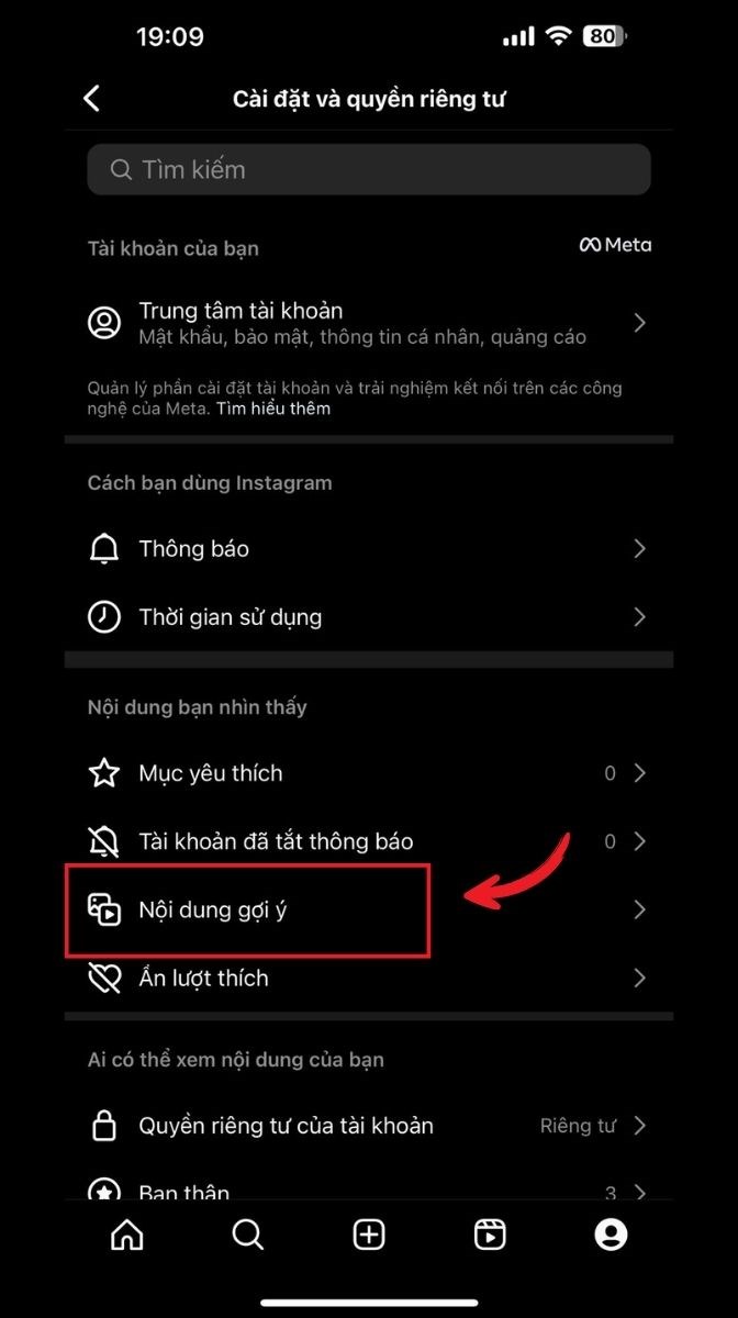 Chọn dòng