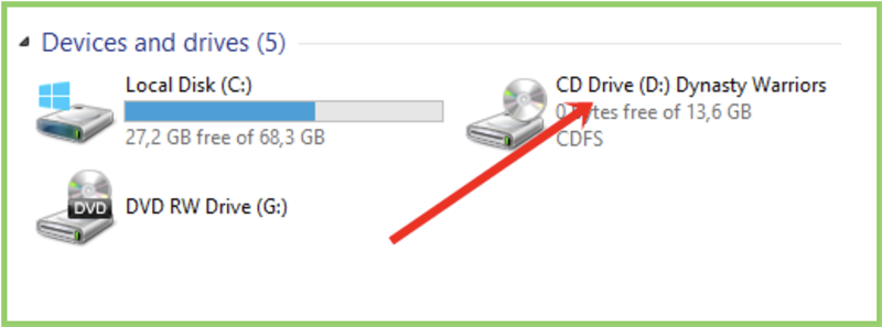 Chọn v&agrave;o ổ mới được tạo v&agrave; c&agrave;i game