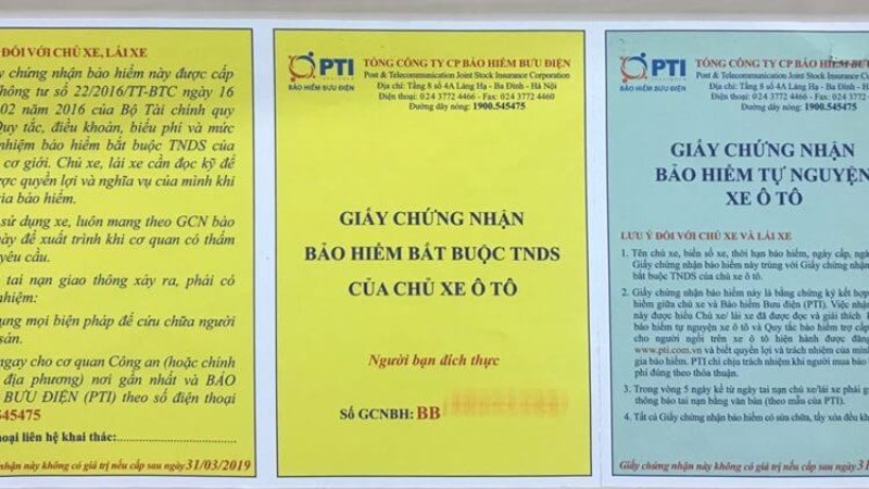 Bảo hiểm &ocirc; t&ocirc;