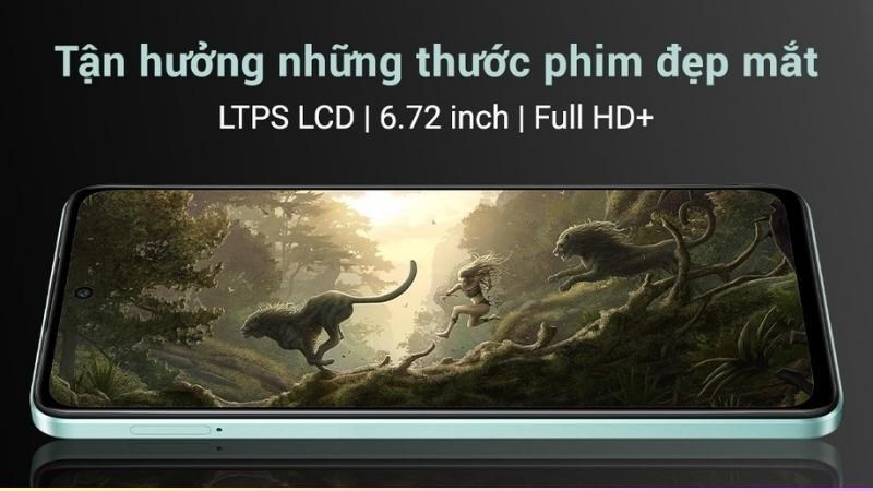 M&agrave;n h&igrave;nh lớn k&egrave;m tấm nền LTPS LCD