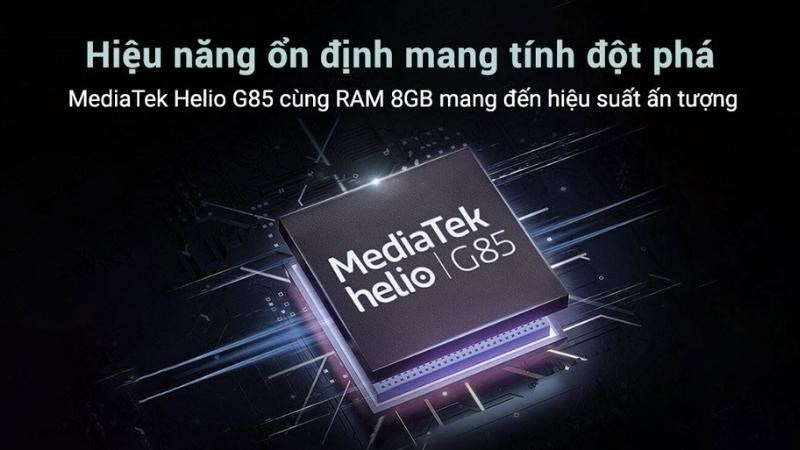 OPPO A58 được trang bị con chip MediaTek Helio G85