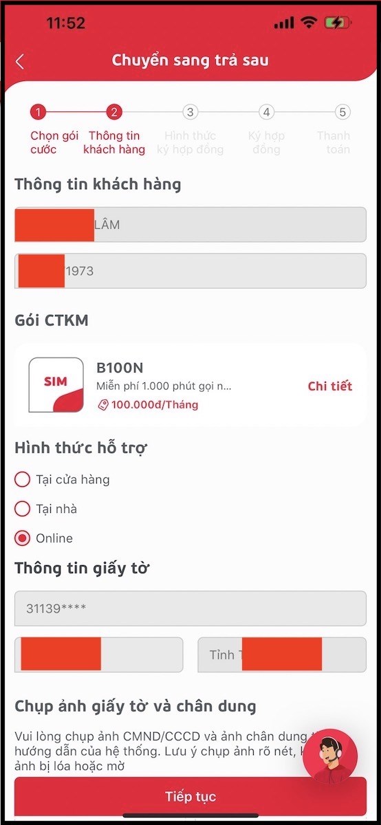 Kiểm tra kỹ các thông tin