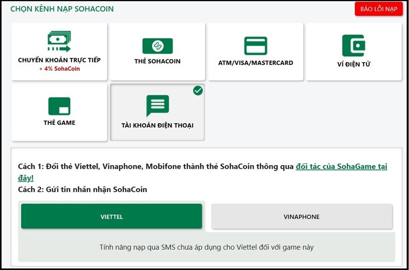 Hoặc bạn cũng có thể quy đổi thẻ điện thoại sang SohaCoin thông qua đối tác của nhà phát hành. Hoặc bạn cũng có thể quy đổi thẻ điện thoại sang SohaCoin thông qua đối tác của nhà phát hành.