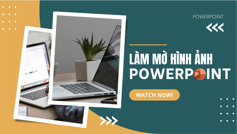 C&aacute;ch l&agrave;m mờ h&igrave;nh ảnh với PowerPoint đơn giản nhất