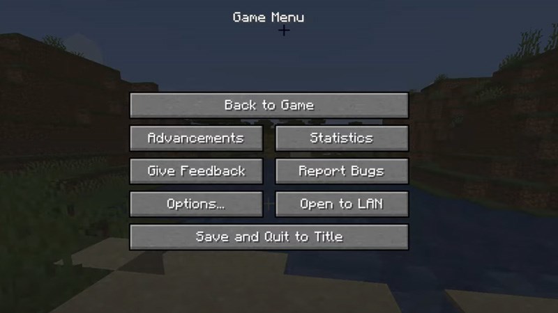 bật cheat minecraft trên máy tính bước 1