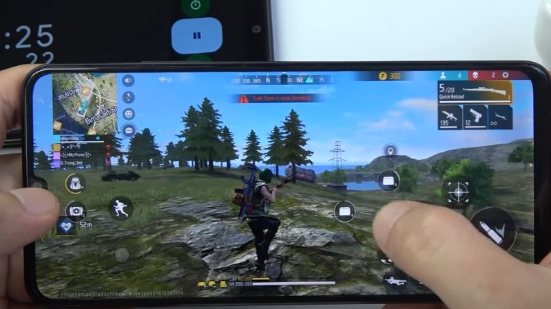 Realme C51 khi test game PUBG Mobile