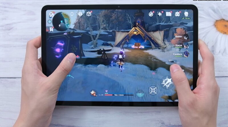 Xiaomi Pad 6 khi test game Genshin Impact