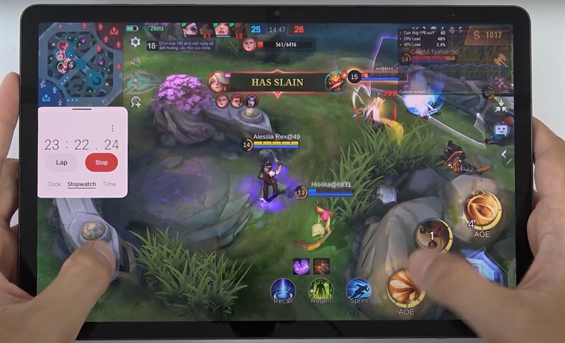 Samsung Galaxy S9 khi test game Mobile Legends Samsung Galaxy S9 khi test game Mobile Legends