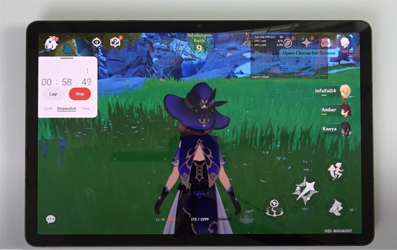 Samsung Galaxy S9 khi test game Genshin Impact Samsung Galaxy S9 khi test game Genshin Impact
