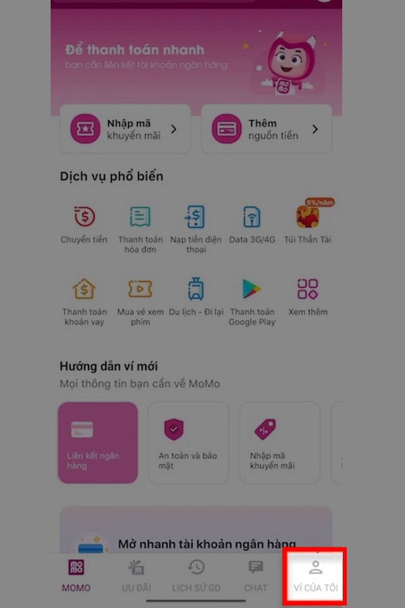 Đăng ký tài khoản Momo không cần tài khoản ngân hàng bước 6 Đăng ký tài khoản Momo không cần tài khoản ngân hàng bước 6