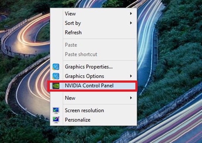 Kiểm tra lại NVIDIA Control Panel