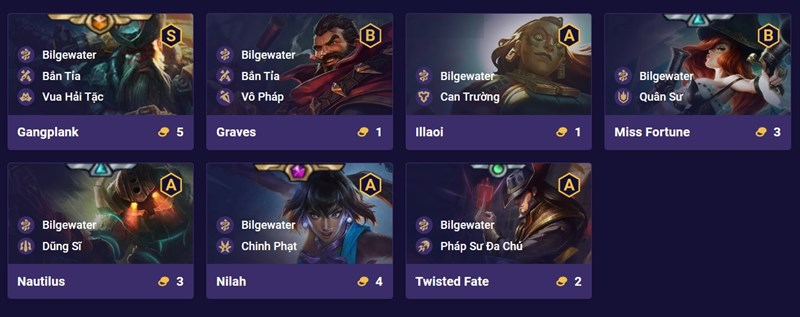 C&aacute;ch chơi đội h&igrave;nh Bilgewater DTCL M&ugrave;a 9.5