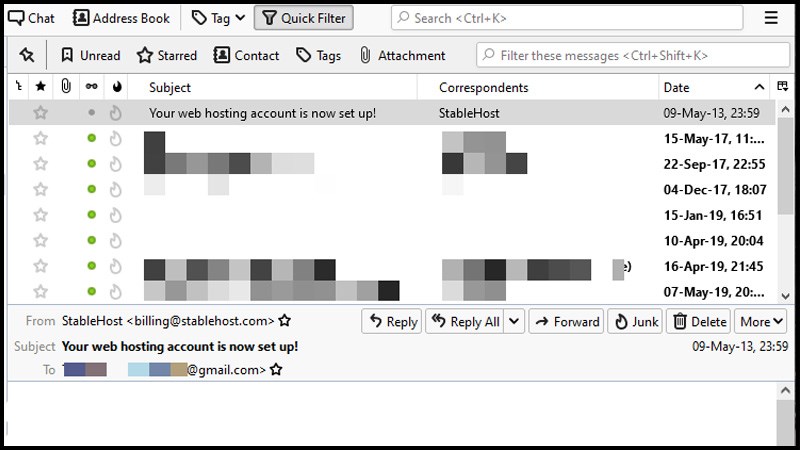 Đọc file backup bước 6