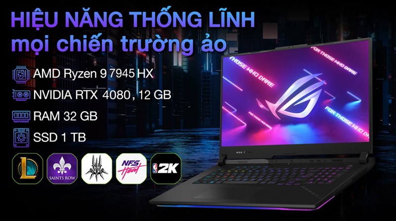 Asus Gaming ROG Strix SCAR 17 G733PZ R9 7945HX