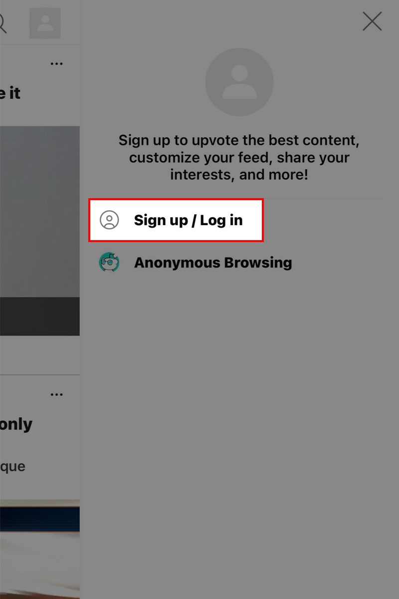 Tạo nhanh tài khoản Reddit bằng Gmail trên điện thoại bước 2