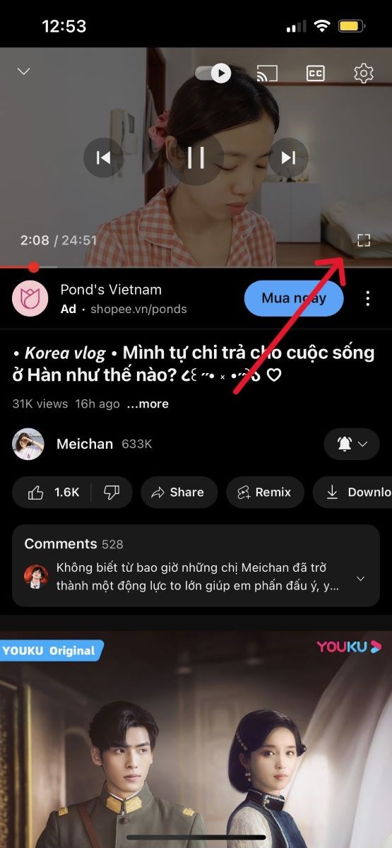 Chọn biểu tượng &ocirc; vu&ocirc;ng