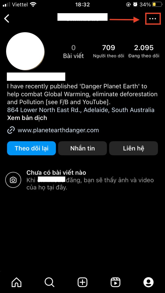 Chọn v&agrave;o dấu 3 chấm