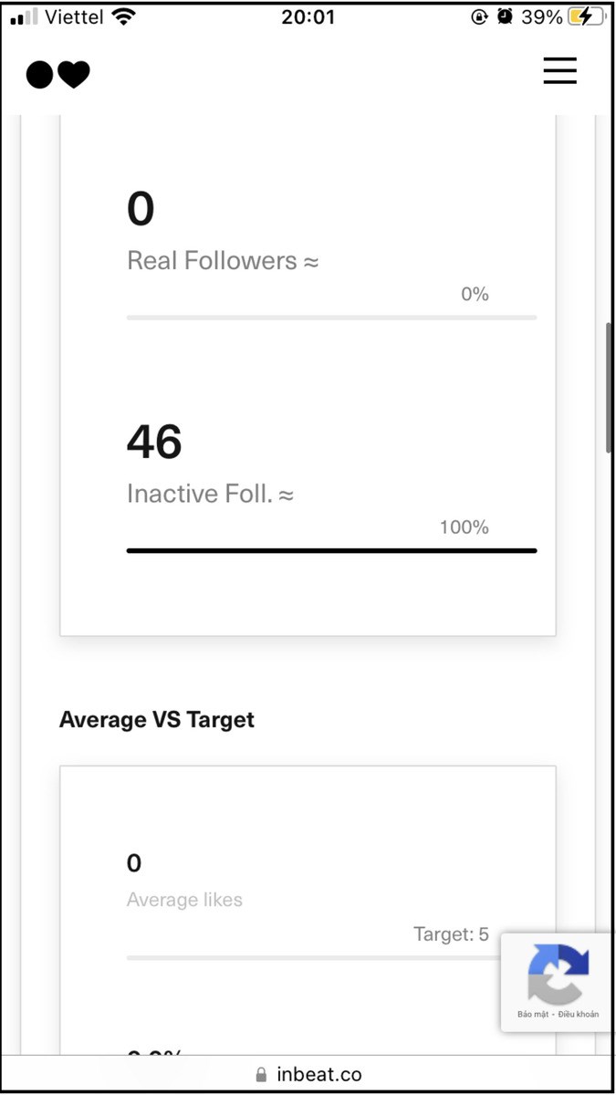 Kiểm tra th&ocirc;ng tin t&agrave;i khoản Instagram