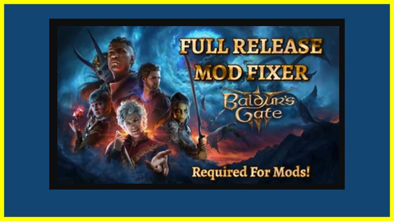 Mod Fixer Mod Fixer