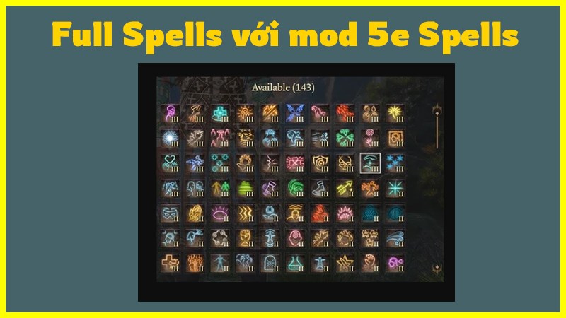 Mod 5e Spells Mod 5e Spells