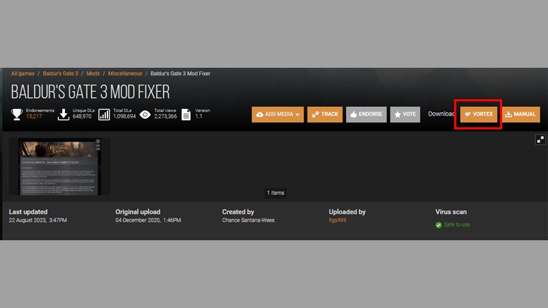 Bước 4: Tải mod Bước 4: Tải mod